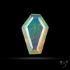 Step Faceted Ethiopian Opal Coffin