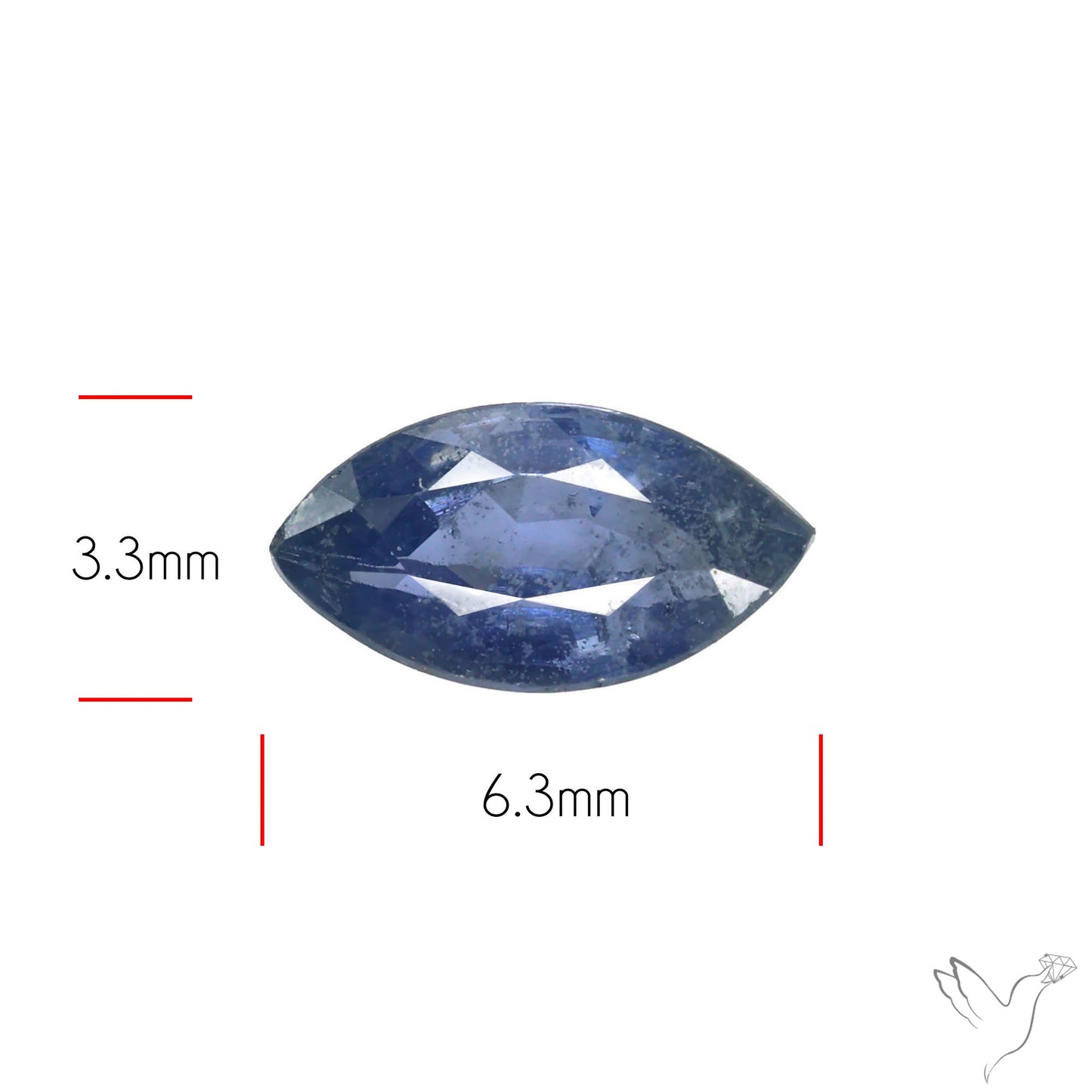Faceted Blue Sapphire Small Multi Sapphire