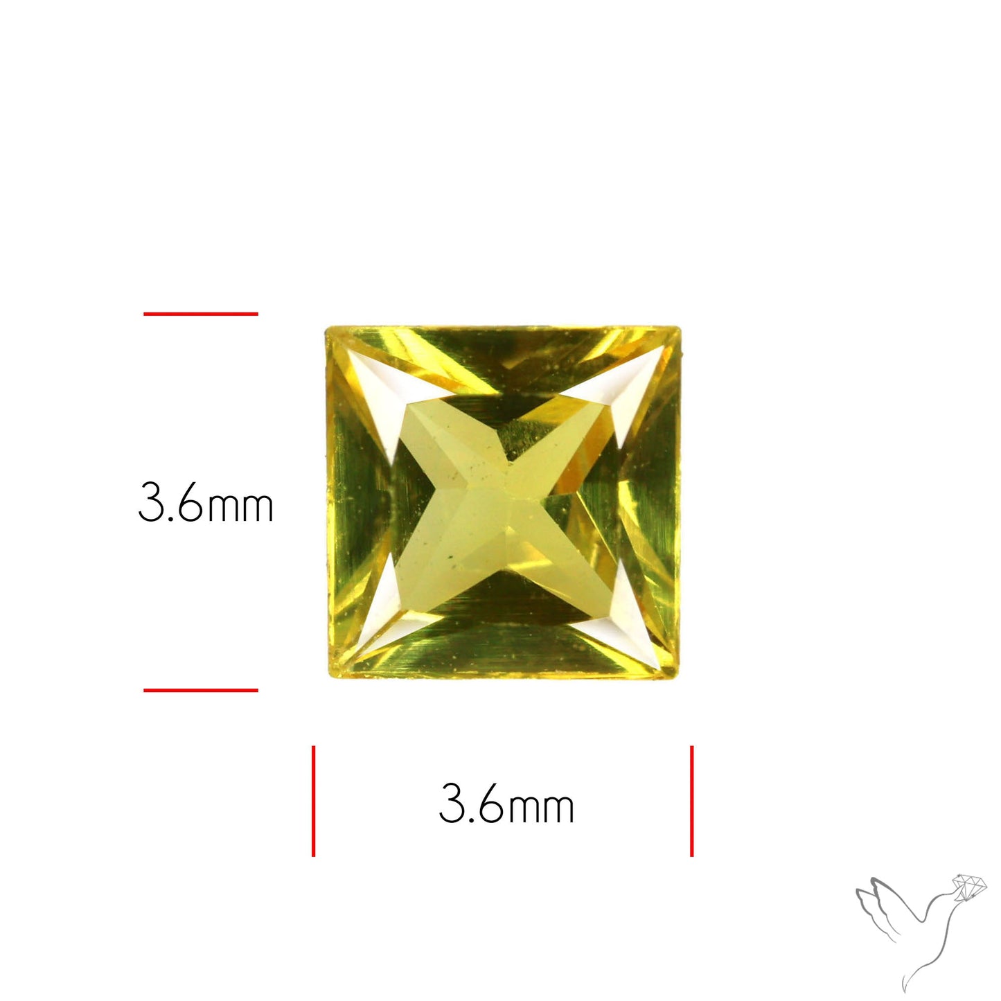 Faceted Yellow Sapphire Small Multi Sapphire