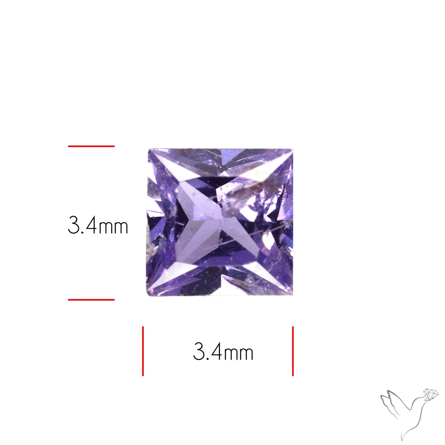 Faceted Purple Sapphire Small Multi Sapphire