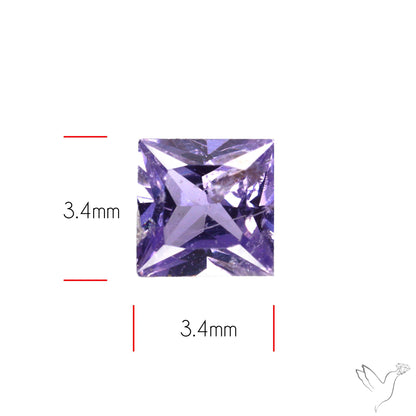 Faceted Purple Sapphire Small Multi Sapphire