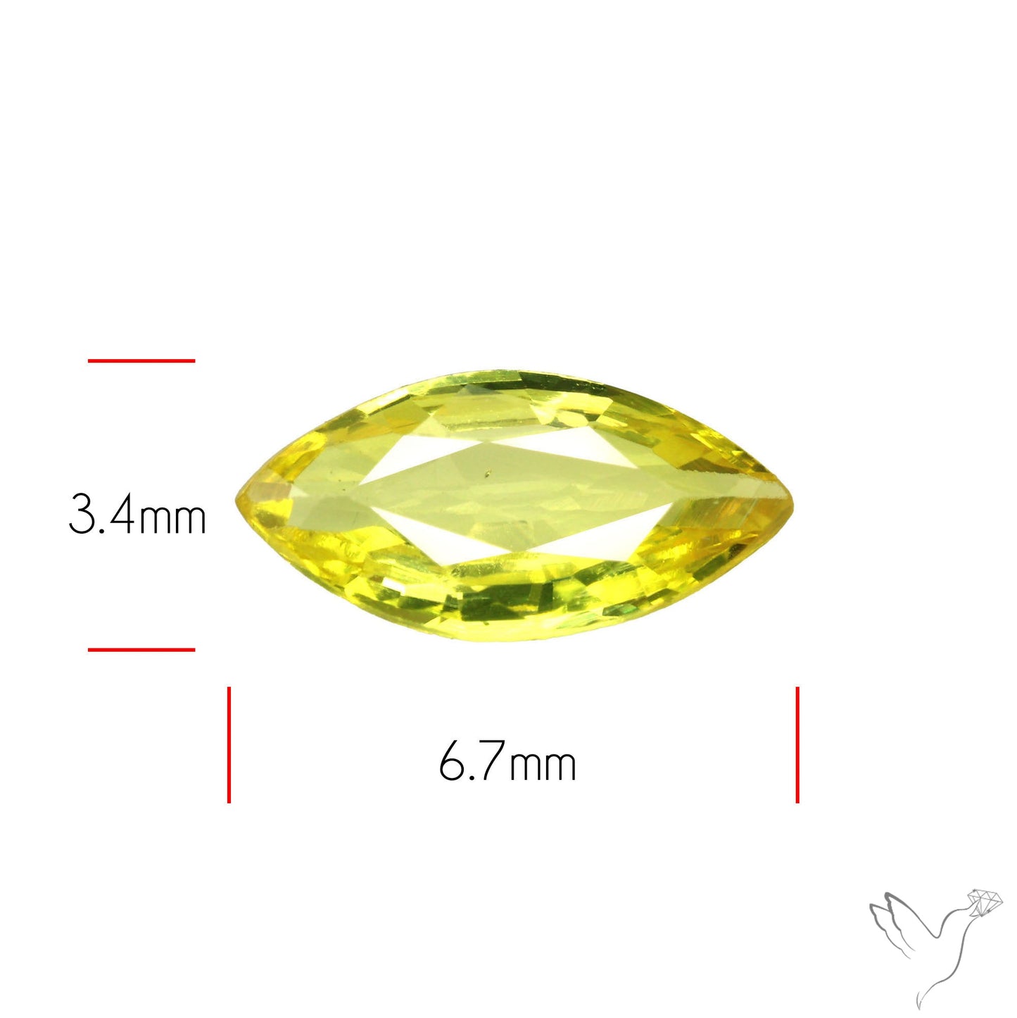 Faceted Yellow Sapphire Small Multi Sapphire