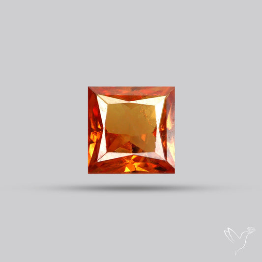 Faceted Orange Sapphire Small Multi Sapphire