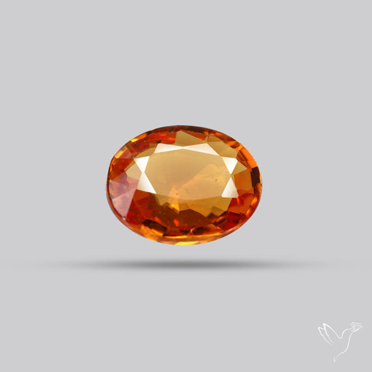 Faceted Orange Sapphire Small Multi Sapphire