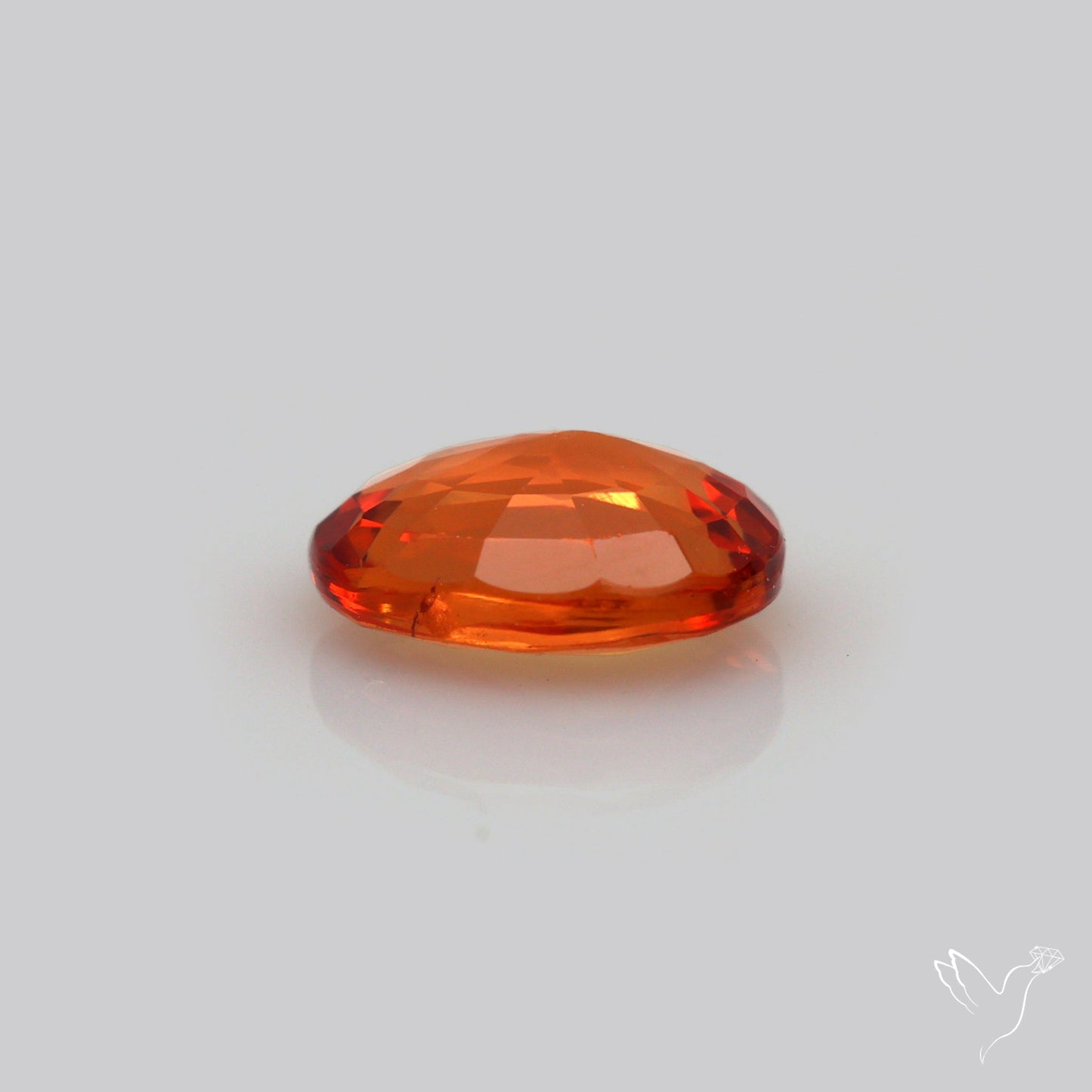 Faceted Orange Sapphire Small Multi Sapphire