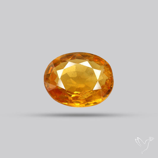 Faceted Orange Sapphire Small Multi Sapphire