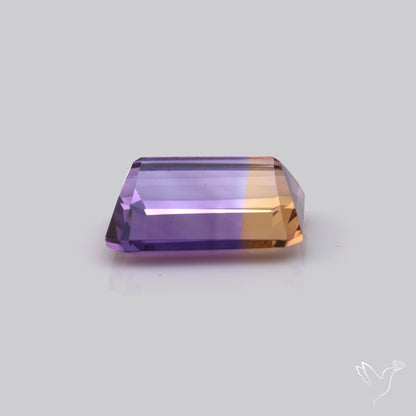 Rare Large Faceted Ametrine AAA Perfect Bicolor