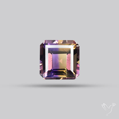 Faceted Ametrine AAA Perfect Bicolor