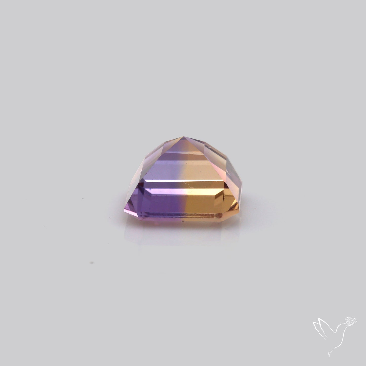 Faceted Ametrine AAA Perfect Bicolor