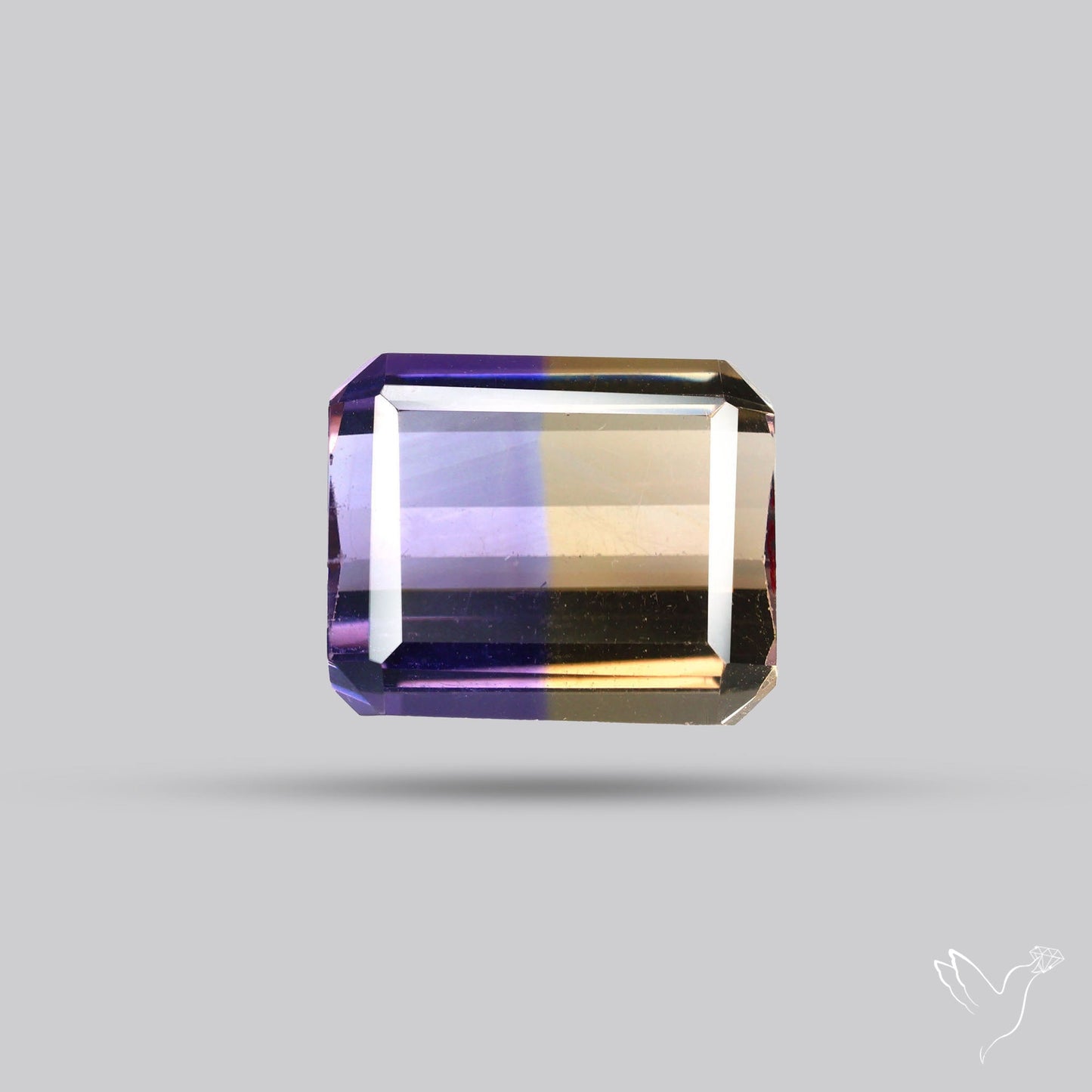 Faceted Ametrine AAA Perfect Bicolor