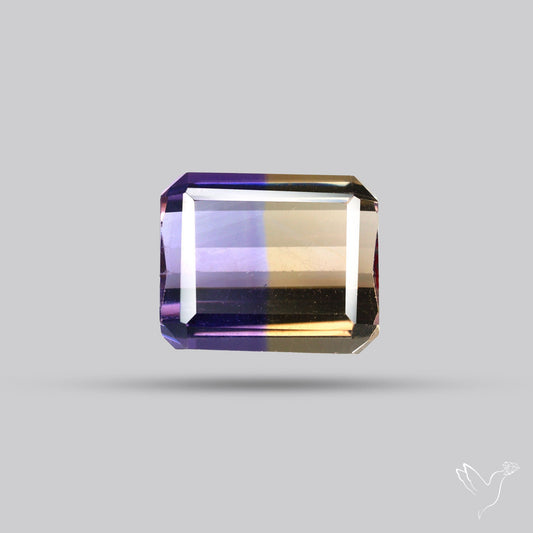 Faceted Ametrine AAA Perfect Bicolor