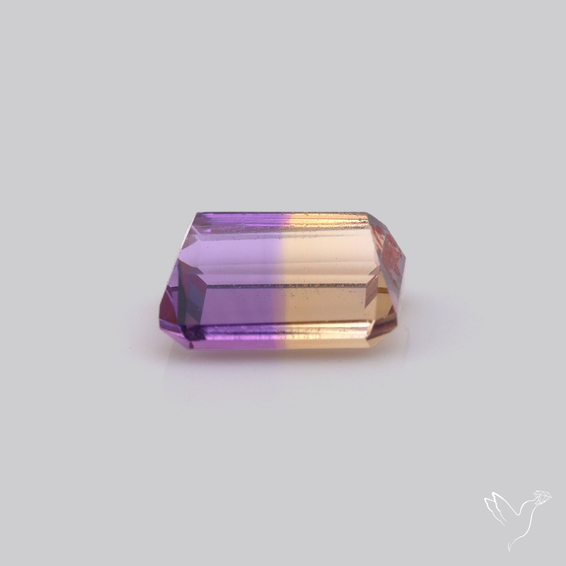 Faceted Ametrine AAA Perfect Bicolor
