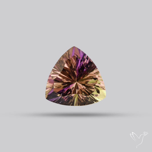 Faceted Ametrine AAA Perfect Bicolor Millenium Cut