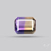 Faceted Ametrine AAA Perfect Bicolor