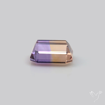 Faceted Ametrine AAA Perfect Bicolor