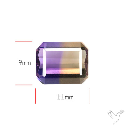 Faceted Ametrine AAA Perfect Bicolor