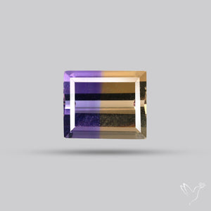 Faceted Ametrine AAA Perfect Bicolor