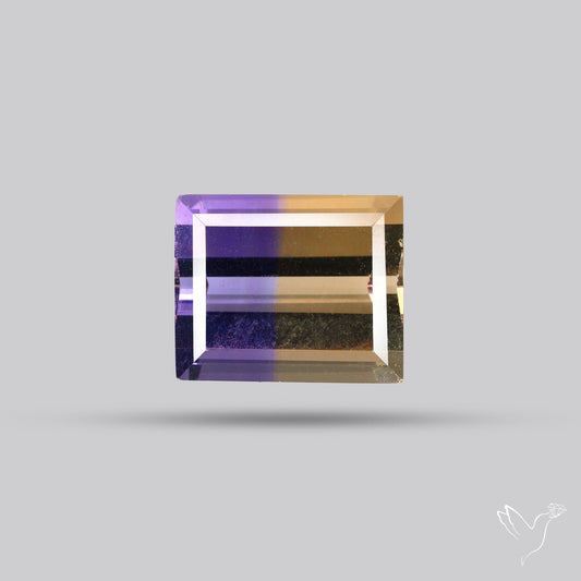 Faceted Ametrine AAA Perfect Bicolor