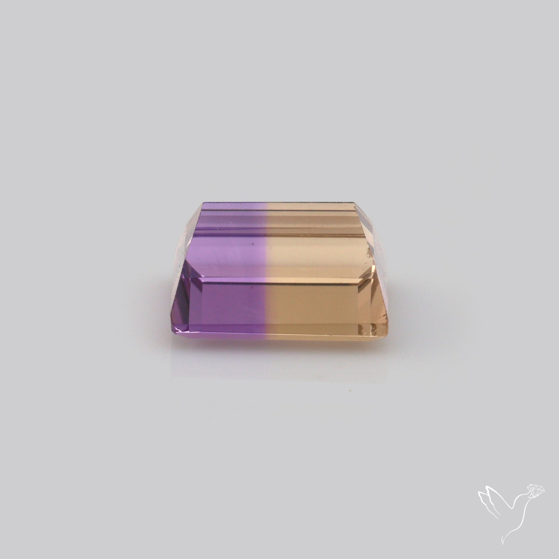 Faceted Ametrine AAA Perfect Bicolor