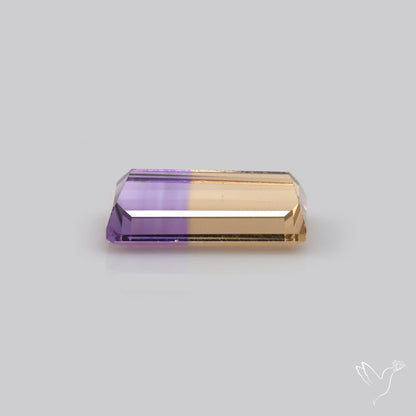 Faceted Ametrine AAA Perfect Bicolor