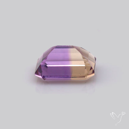 Faceted Ametrine AAA Perfect Bicolor