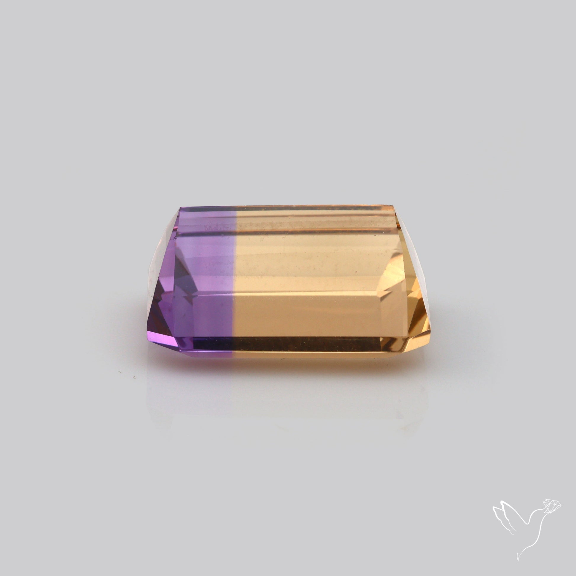 Faceted Ametrine AAA Perfect Bicolor