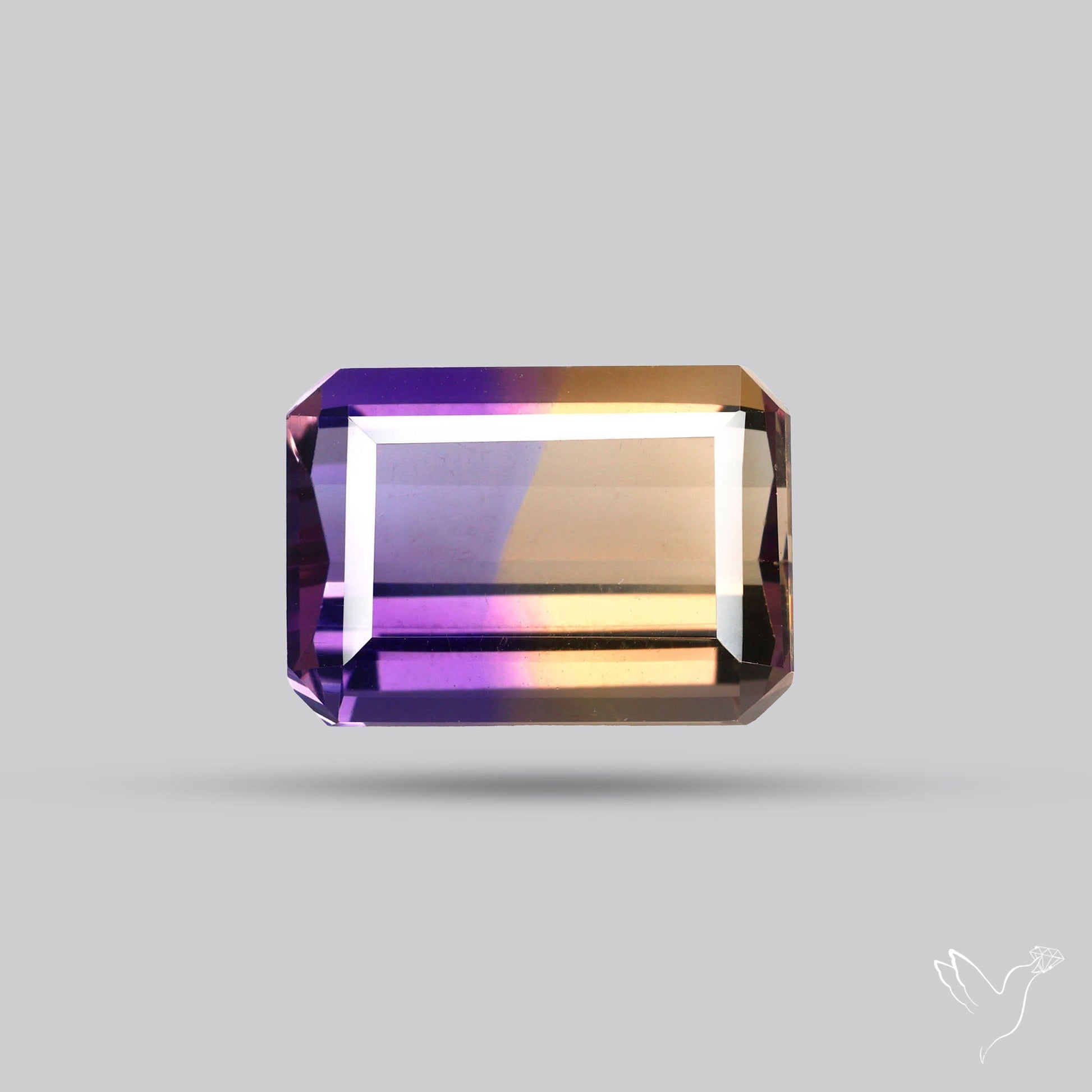 Faceted Ametrine AAA Perfect Bicolor