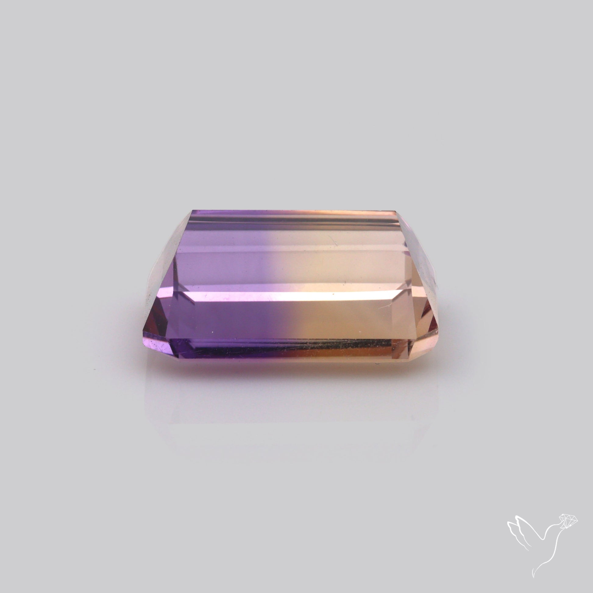Faceted Ametrine AAA Perfect Bicolor