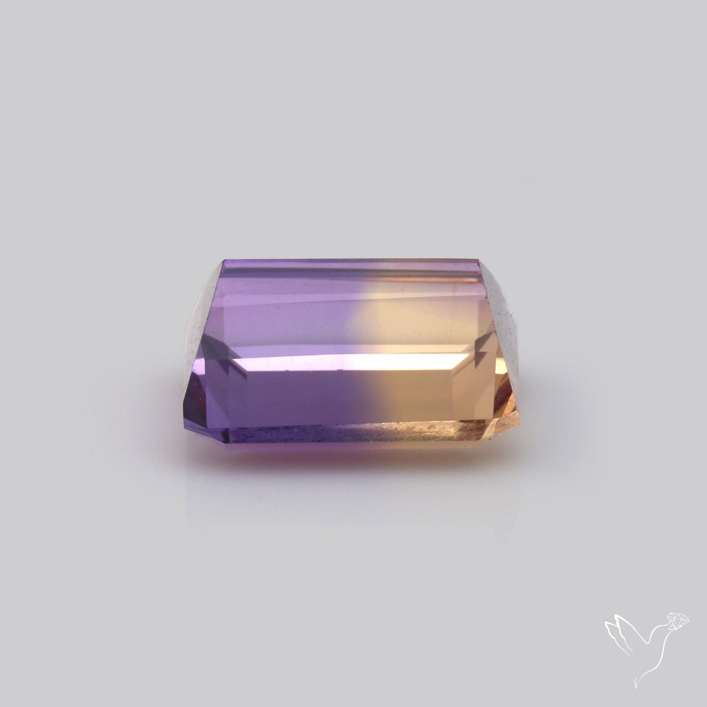 Faceted Ametrine AAA Perfect Bicolor