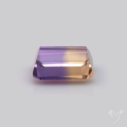 Faceted Ametrine AAA Perfect Bicolor