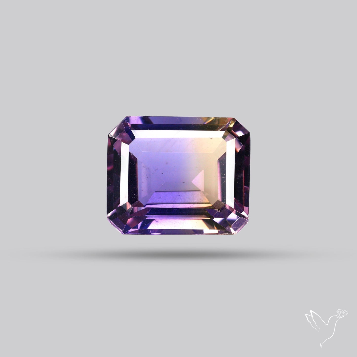Faceted Ametrine AAA Perfect Bicolor