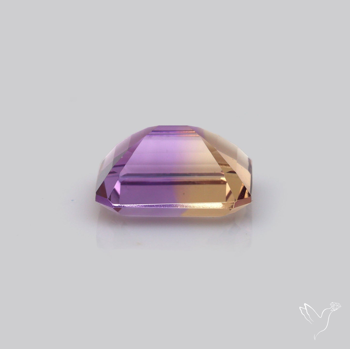 Faceted Ametrine AAA Perfect Bicolor