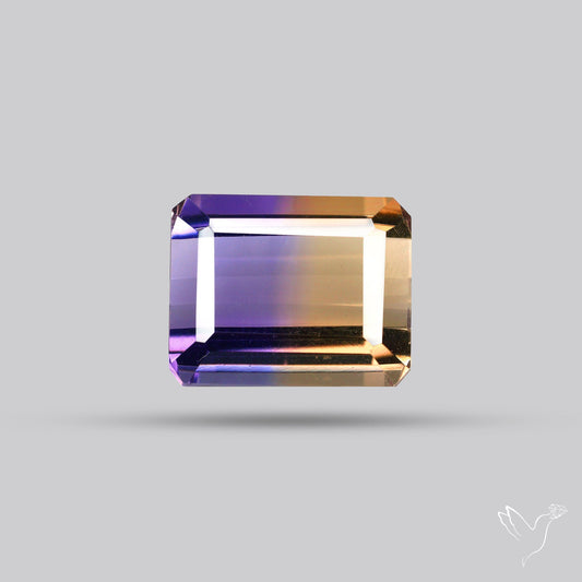Faceted Ametrine AAA Perfect Bicolor