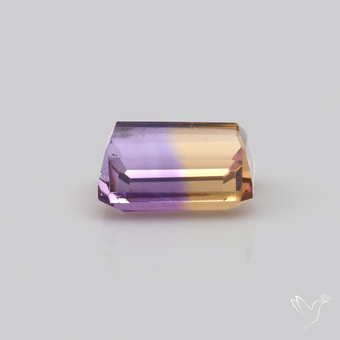 Faceted Ametrine AAA Perfect Bicolor