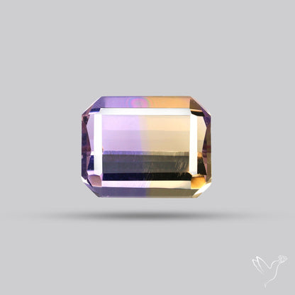 Faceted Ametrine AAA Perfect Bicolor