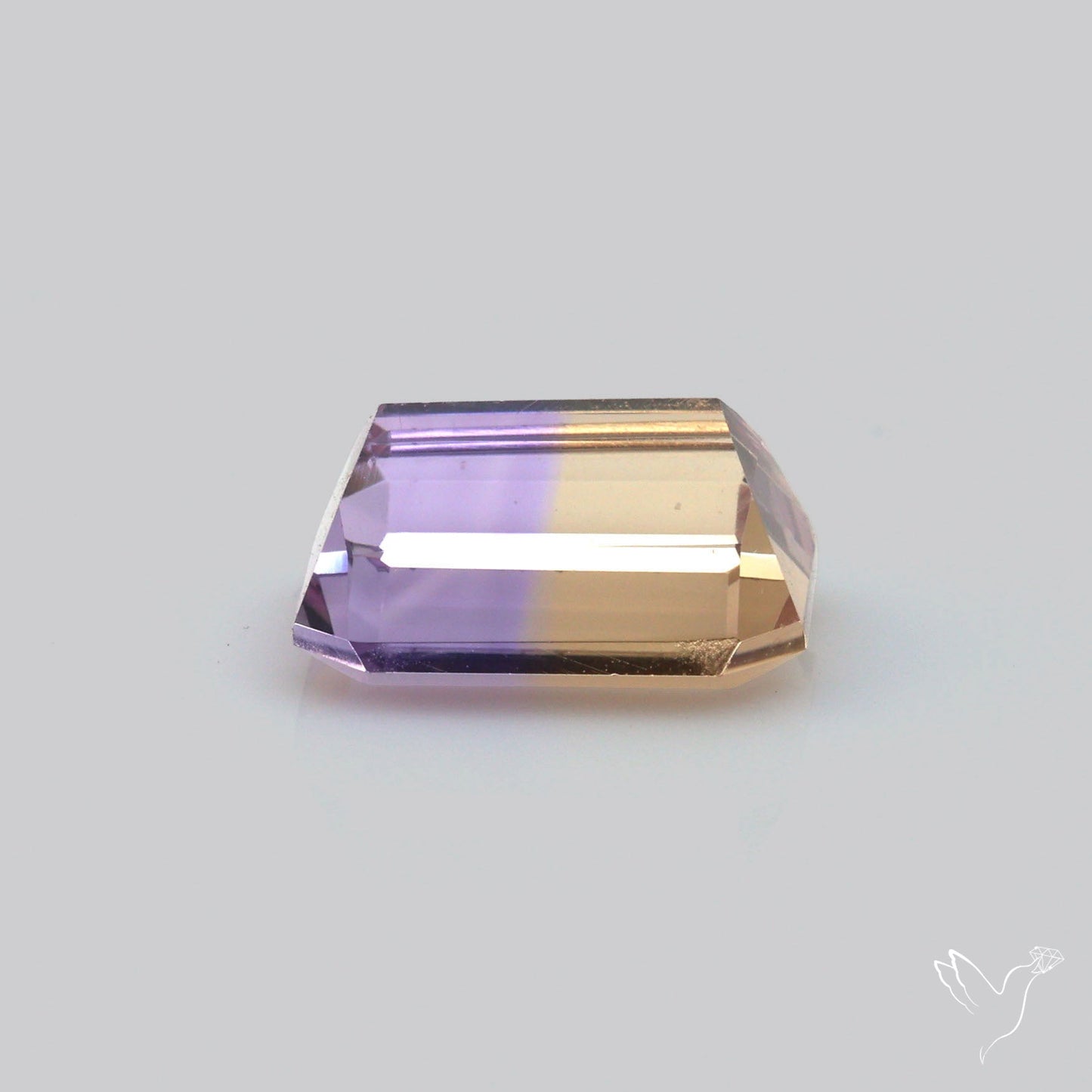Faceted Ametrine AAA Perfect Bicolor