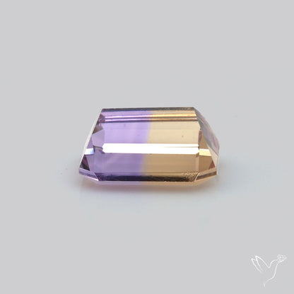 Faceted Ametrine AAA Perfect Bicolor