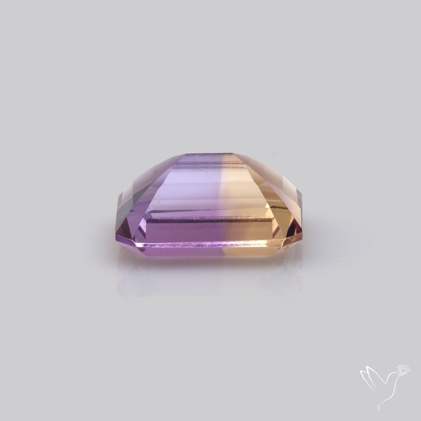 Faceted Ametrine AAA Perfect Bicolor