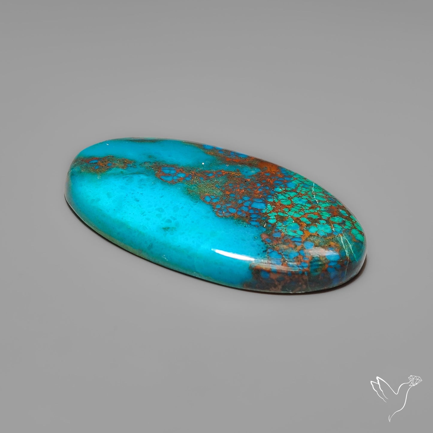 Peruvian Chrysocolla Cabochon Selected Material