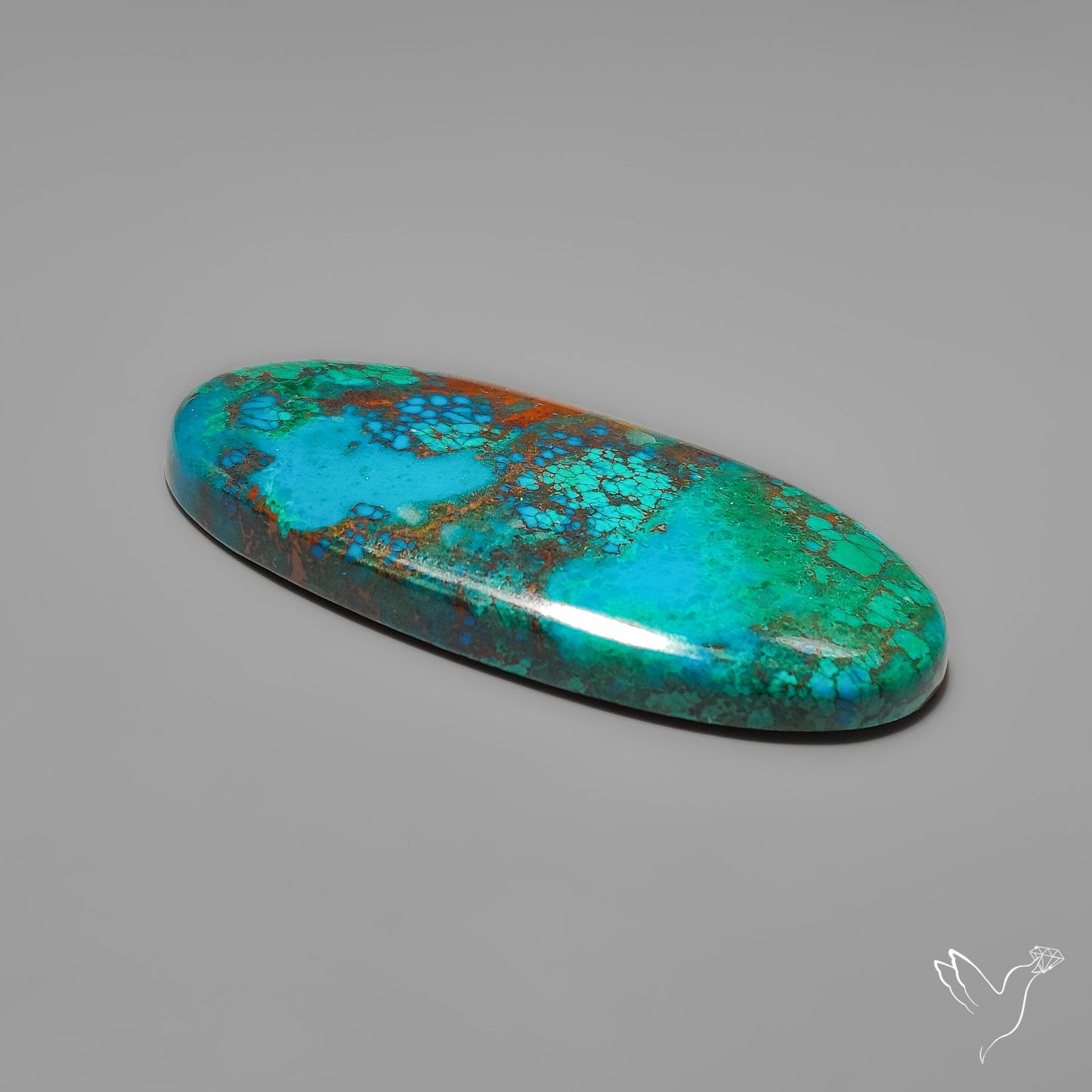Peruvian Chrysocolla Cabochon Selected Material