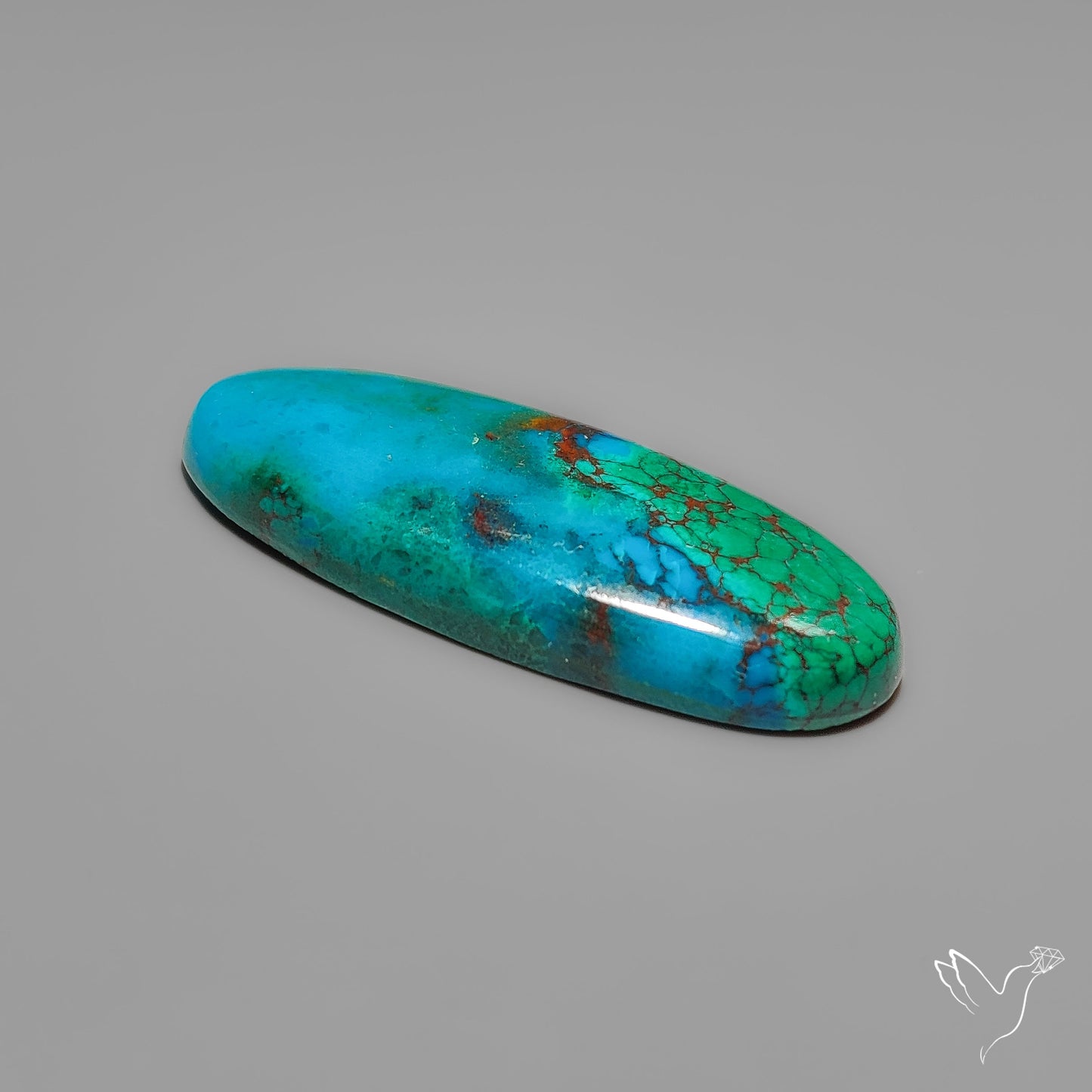 Peruvian Chrysocolla Cabochon Selected Material