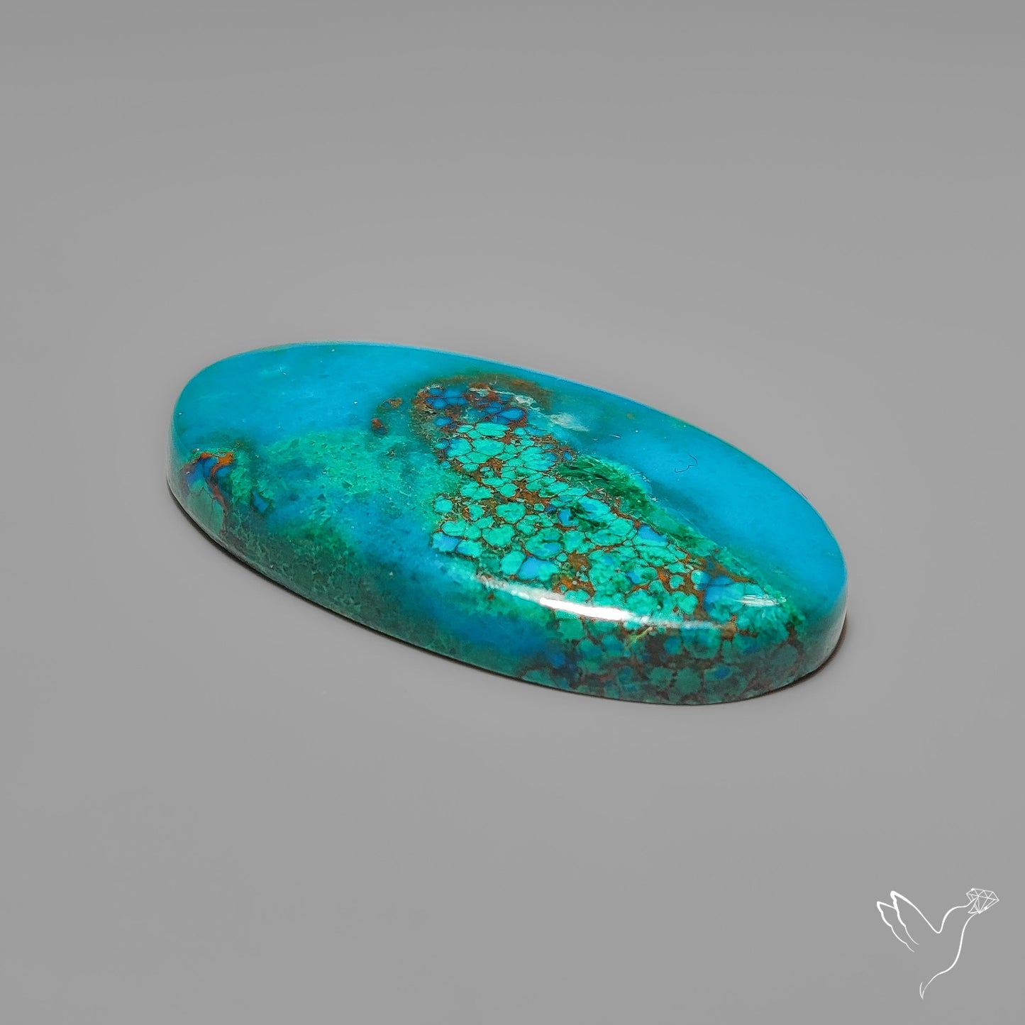 Peruvian Chrysocolla Cabochon Selected Material