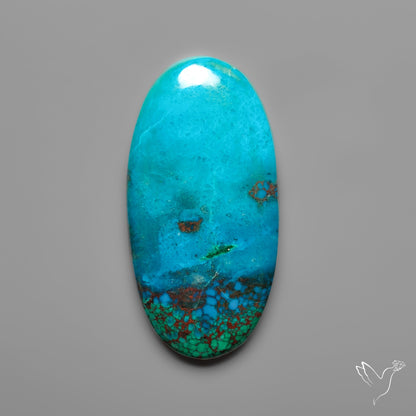 Peruvian Chrysocolla Cabochon Selected Material