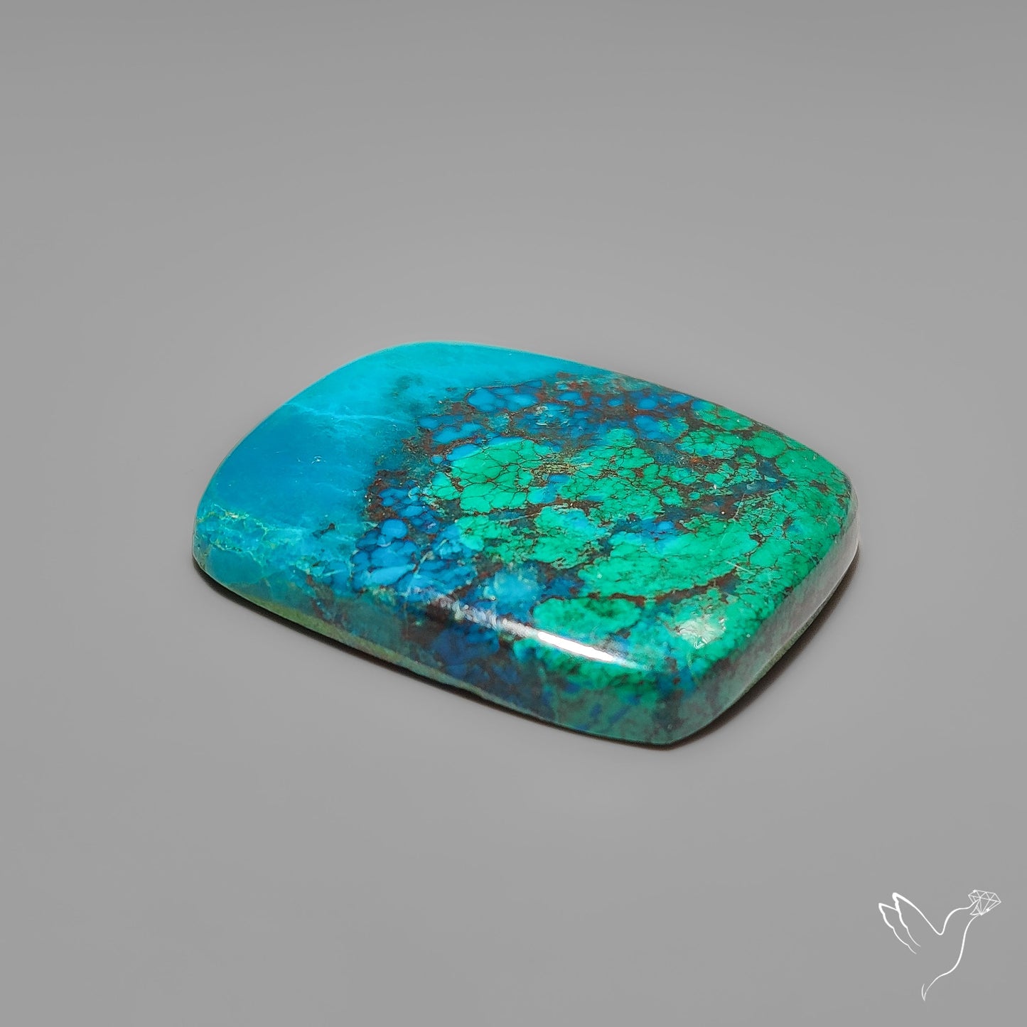 Peruvian Chrysocolla Cabochon Selected Material