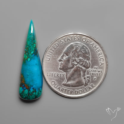Peruvian Chrysocolla Cabochon Selected Material