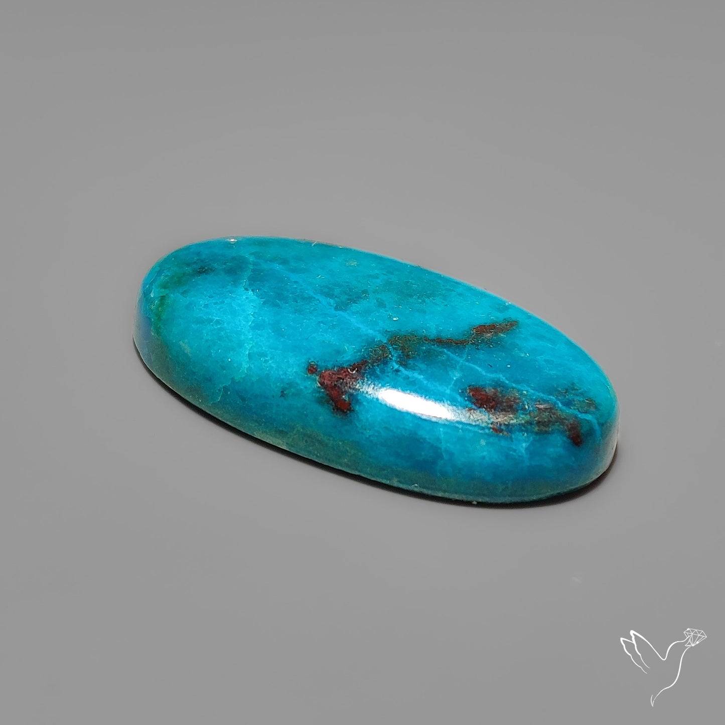 Peruvian Chrysocolla Cabochon Selected Material