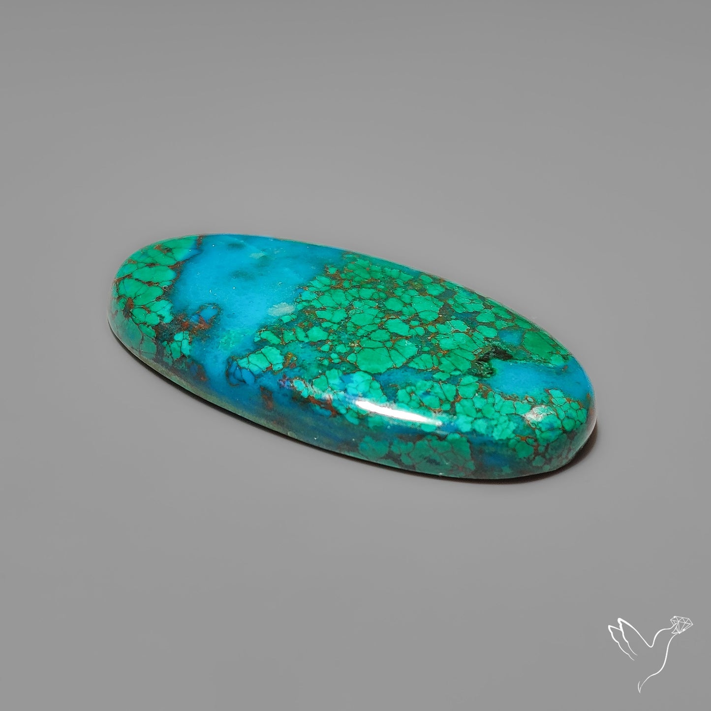 Peruvian Chrysocolla Cabochon Selected Material
