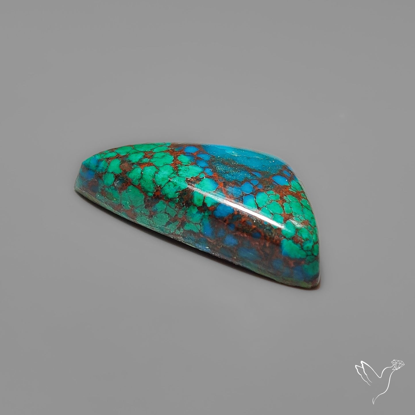 Peruvian Chrysocolla Cabochon Selected Material