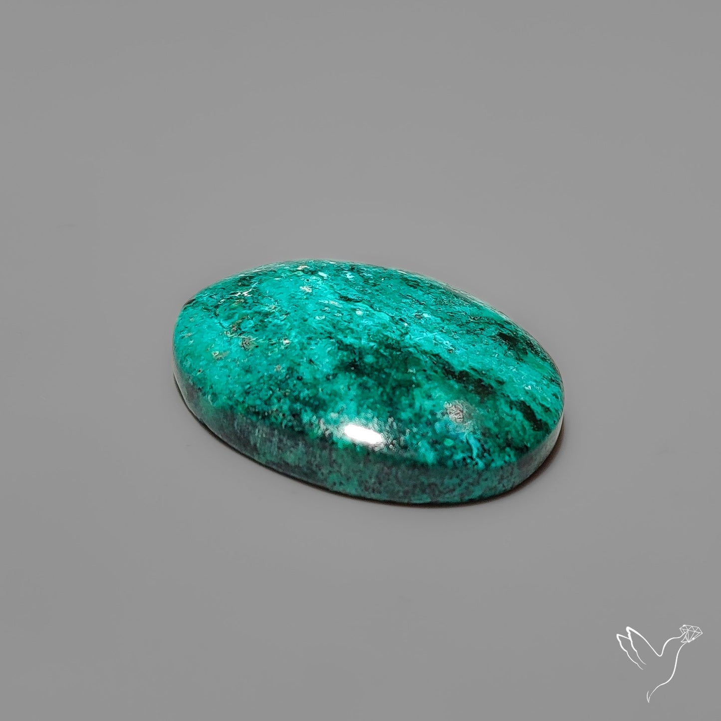 Peruvian Chrysocolla Cabochon Selected Material