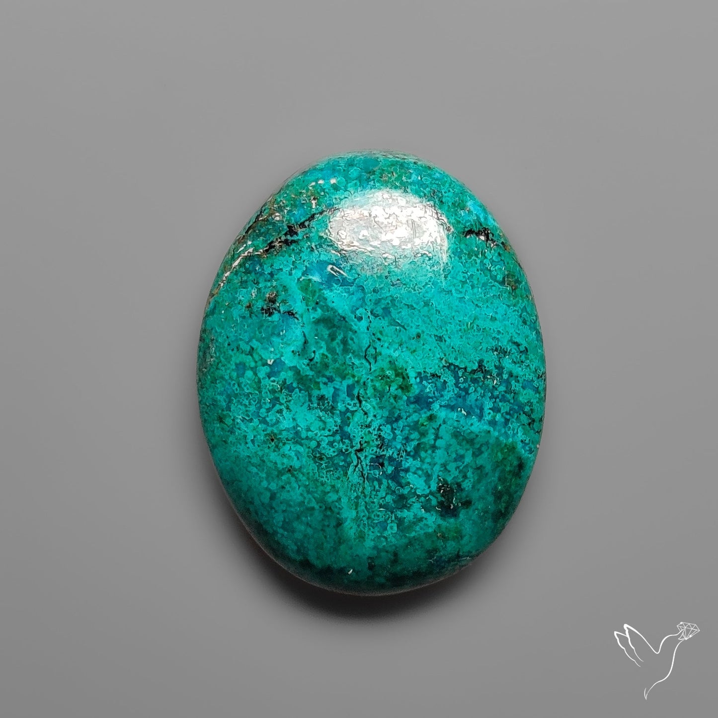 Peruvian Chrysocolla Cabochon Selected Material